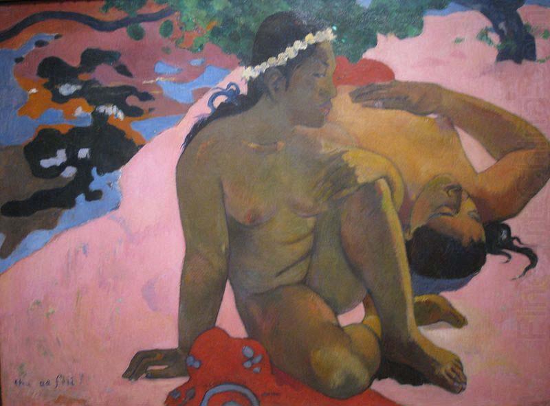 Paul Gauguin What, are you Jealous china oil painting image